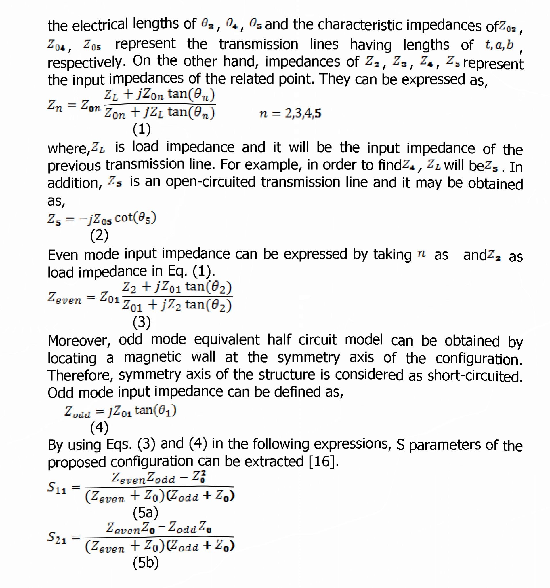 A stepped impedance hairpin resonator for utilization in microwave circuits