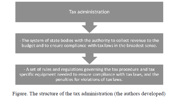 The structure of the tax administration (the authors developed) 